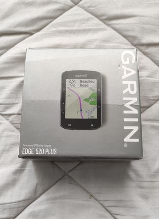 Caja vacía GPS Garmin Edge 520 Plus y manual