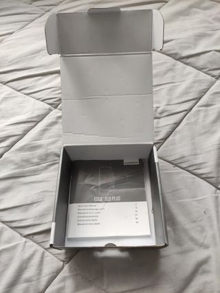 Caja vacía GPS Garmin Edge 520 Plus y manual