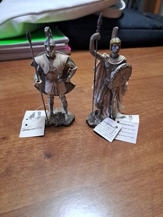 Soldatini in resina di Leonida e Achille