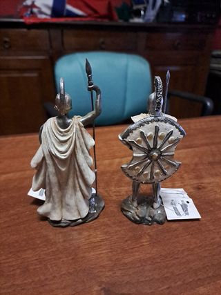 Soldatini in resina di Leonida e Achille