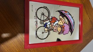 Cornice a specchio vintage anni 80