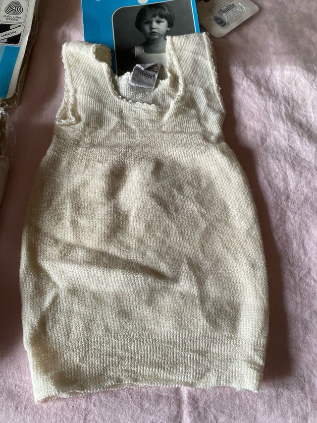 neonato 3 camicette/pancerine in lana Magnolia