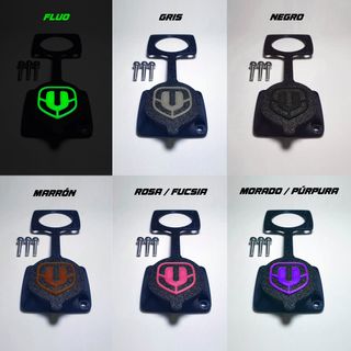 Tapa cargador Mondraker Morado Tornillos de Color