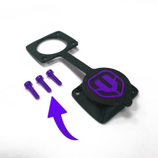 Tapa cargador Mondraker Morado Tornillos de Color