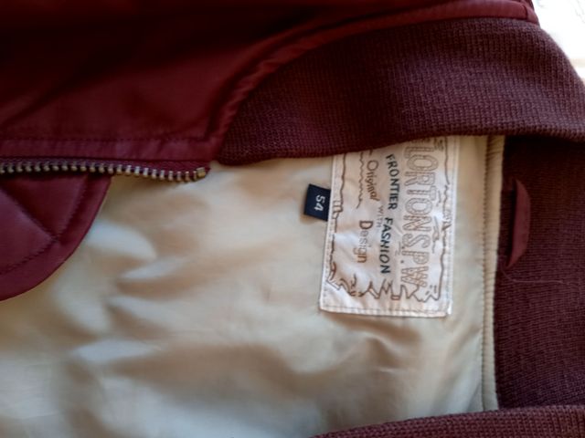 Cazadora bomber hombre -oversize- color Burgundy