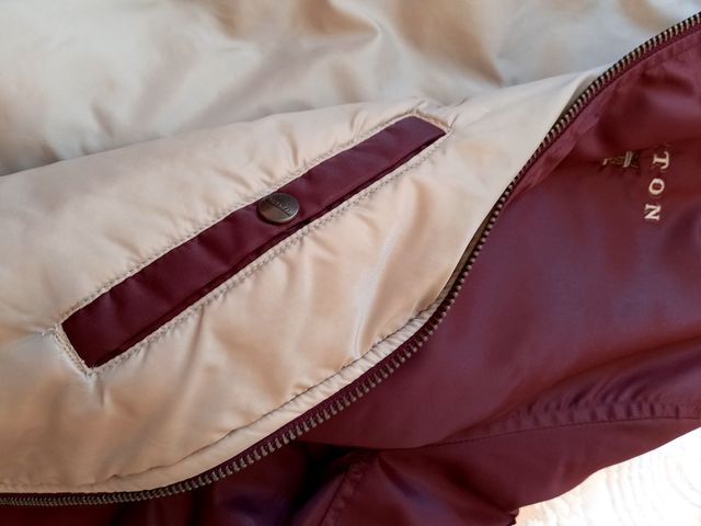 Cazadora bomber hombre -oversize- color Burgundy