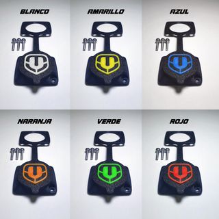 Tapa cargador Mondraker Marrón Tornillos de Color