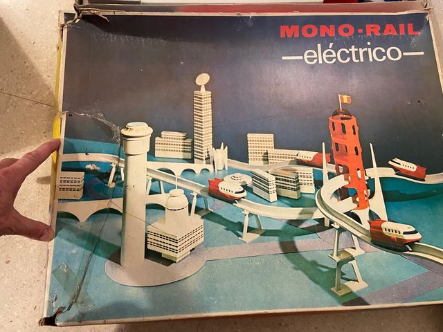 Juguete antiguo, años 70 Casa Rico ,MONORAIL 