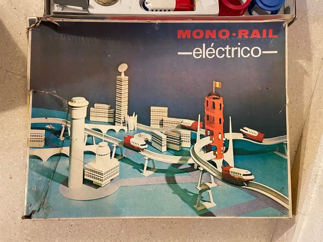 Juguete antiguo, años 70 Casa Rico ,MONORAIL 