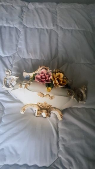 Zuppiera vintage Capodimonte