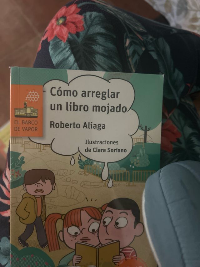 Como arreglar un libro mojado
