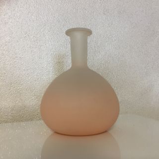 Bottiglietta vetro satinato ice rosa