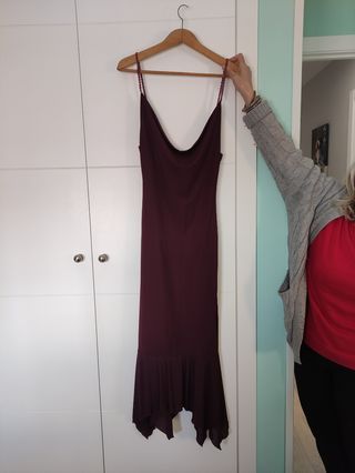 Vestido Color Vino
