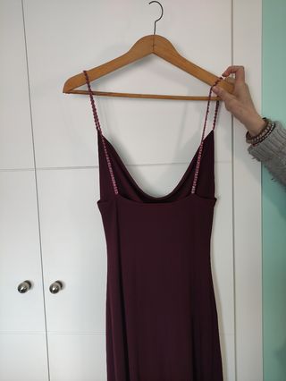 Vestido Color Vino
