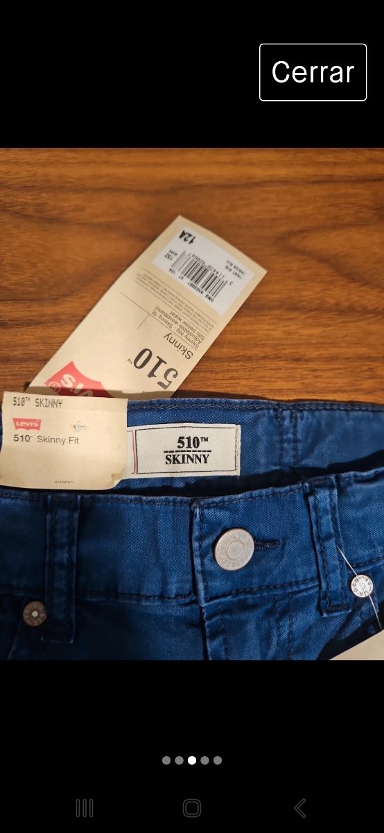 Pantalon azul t12 levis