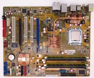 mainboard asus P5K LGA775 + CPU 3GHz + 2Gb RAM 