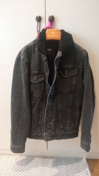 Cazadora vaquera borrego L