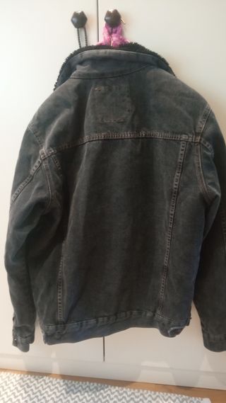 Cazadora vaquera borrego L