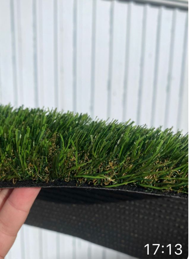 Cesped artificial con montaje economico