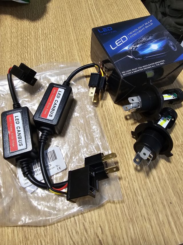 Kit LED H4 + Resistencias NUEVO
