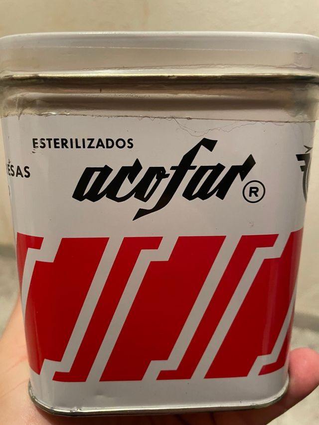 ANTIGUA LATA DE COMPRESAS ACOFAR (PRECINTADA)