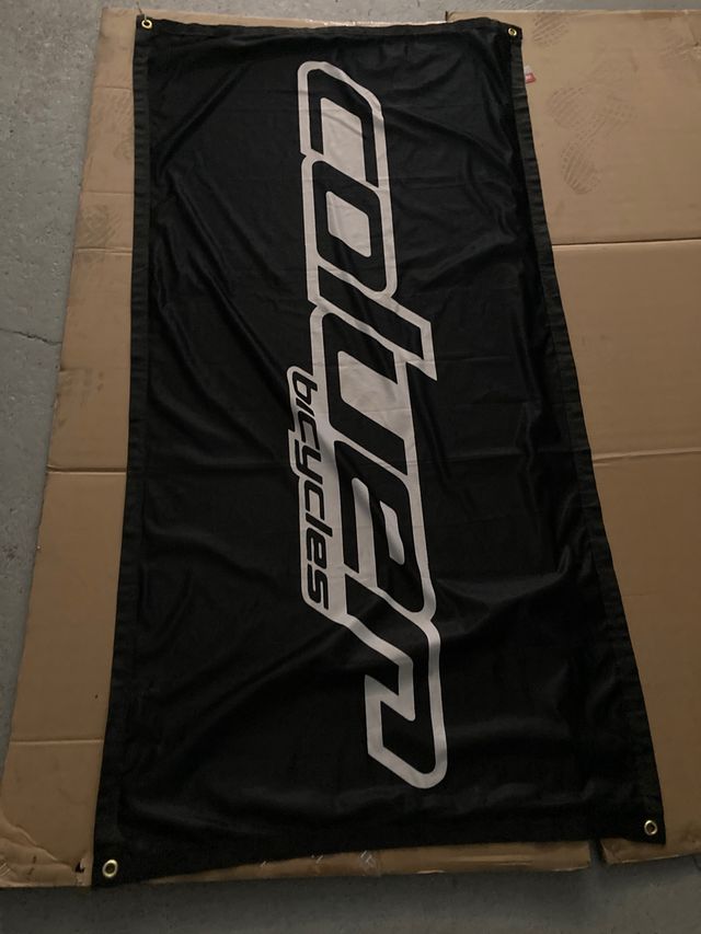 bandera pancarta bici Coluer