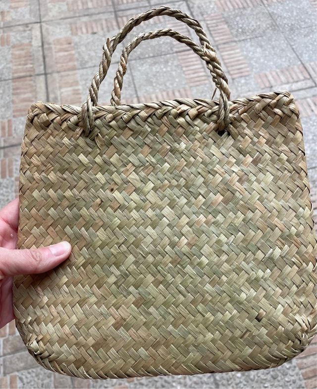 Bolso mimbre