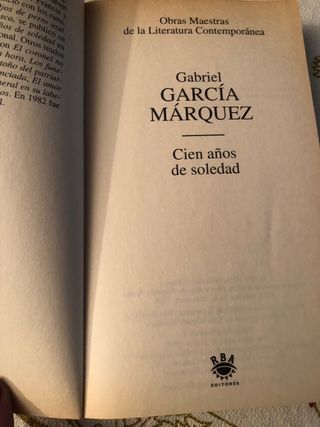 Cien años de Soledad