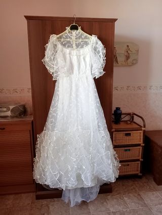 Abito da sposa vintage anno 1982