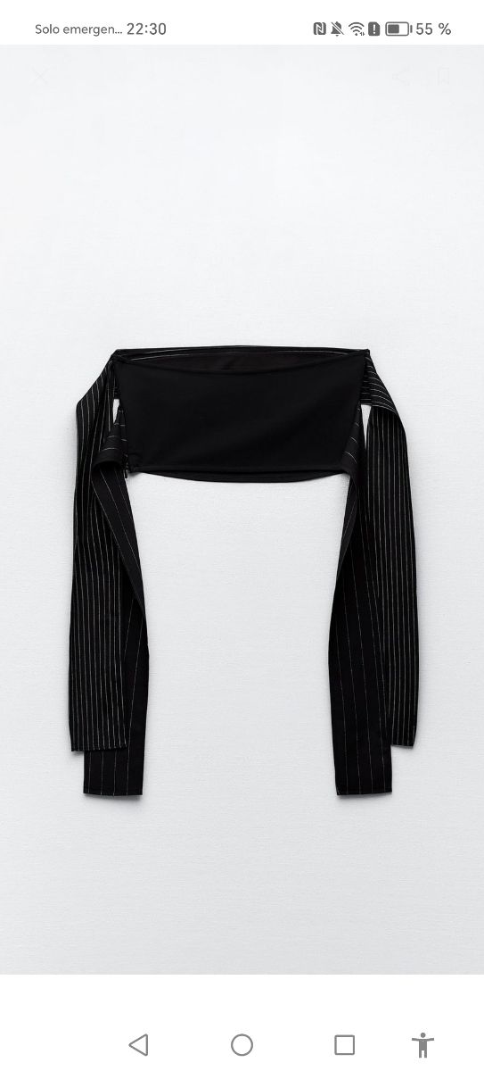 Top Crop Palabra de Honor Lazos Miltip..