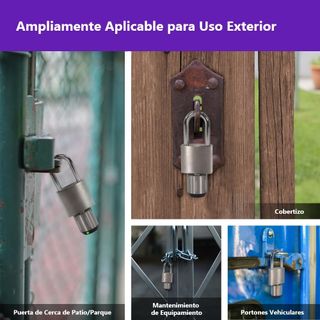 Candado inteligente impermeable con Bluetooth