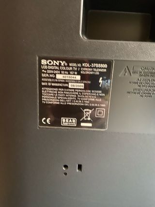 Sony Bravia 37 pulgadas