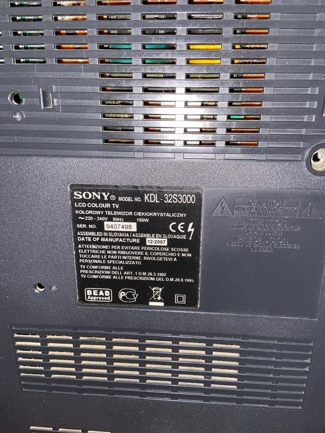 Sony Bravia 32 pulgadas