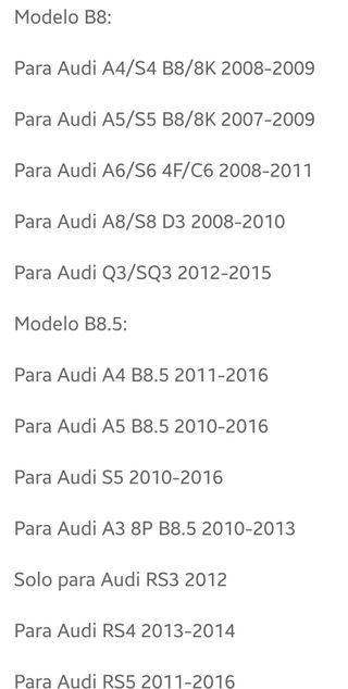 Intermitentes dinamicos Seat BMW Audi 
