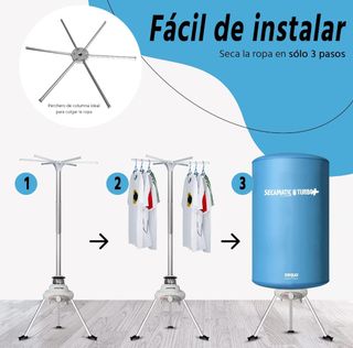 Secadora de ropa portátil.