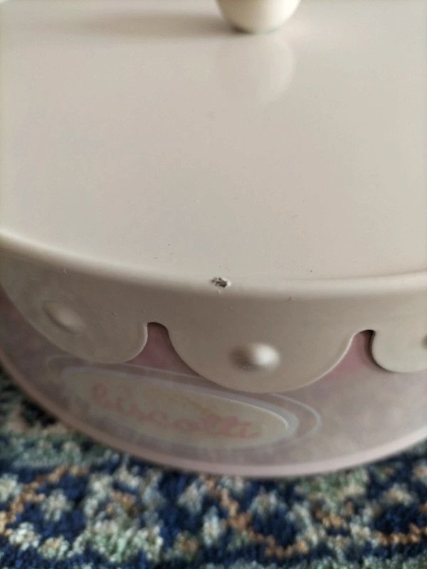 Biscottiera in metallo "Cuore di"