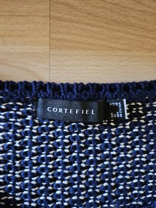 Cardigan Cortefiel azul marino