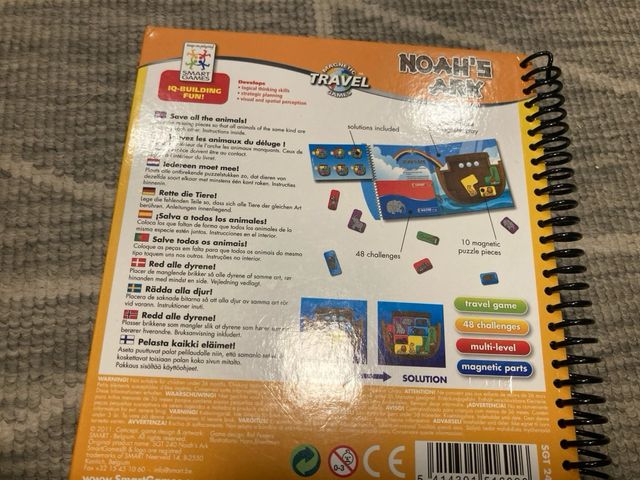 Juego de viaje magnético El arca de Noé