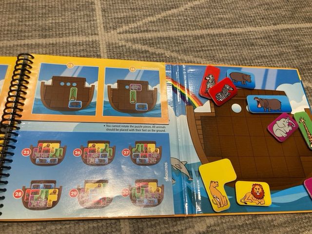 Juego de viaje magnético El arca de Noé