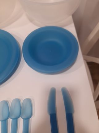 Juego platos para camping