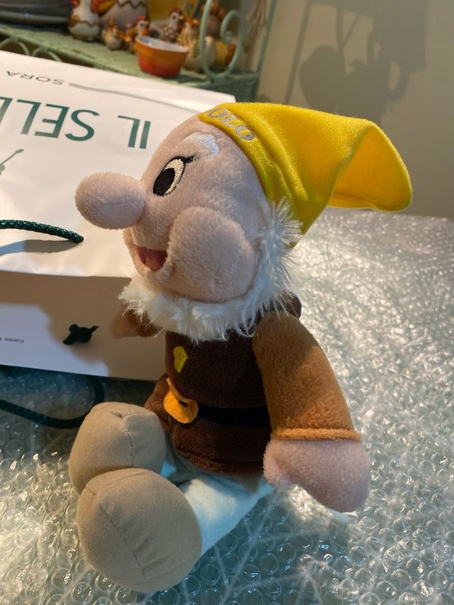 Pelusche DISNEY sette nani + omaggio