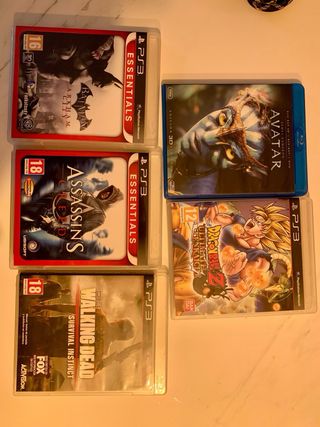 Playstation 3+cables+mando+4 juegos+1 película
