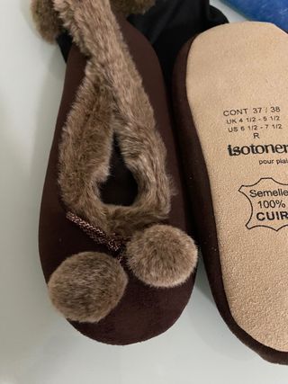 Zapatillas de estar por casa mujer 37 38