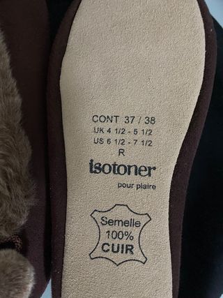 Zapatillas de estar por casa mujer 37 38