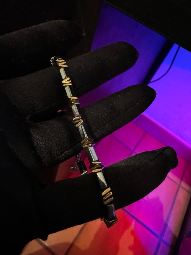 Braccialetto Nero Gold