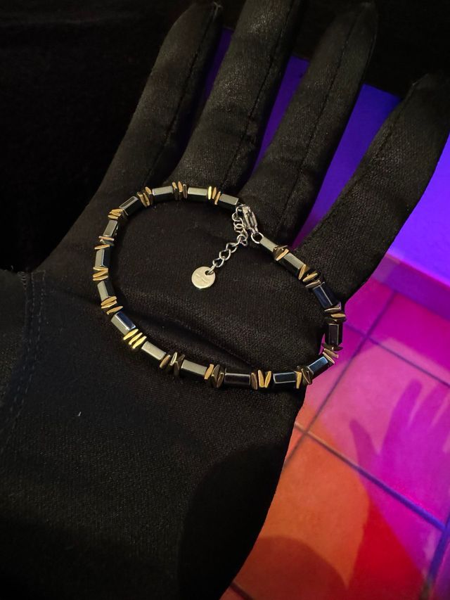 Braccialetto Nero Gold
