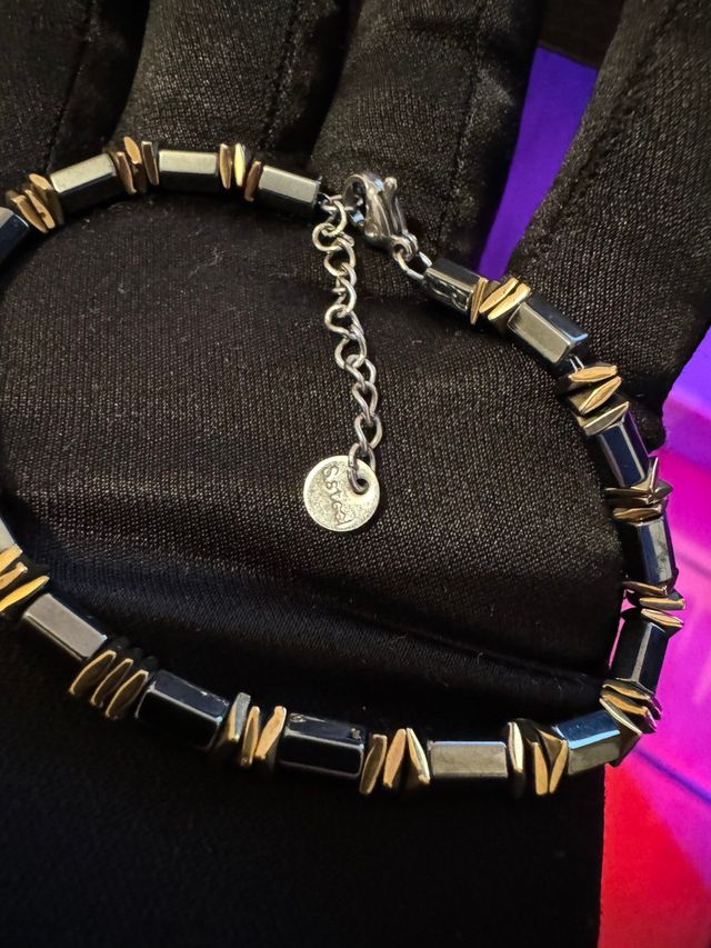 Braccialetto Nero Gold