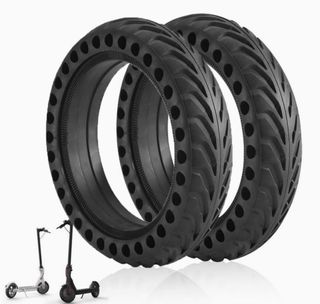 2 Ruedas macizas 8,5" patinete eléctrico