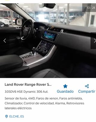 Land Rover Range Rover Sport 2019 particular