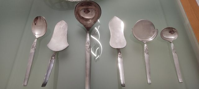 Cubertería de Alpaca,completa, Dalia 138 piezas